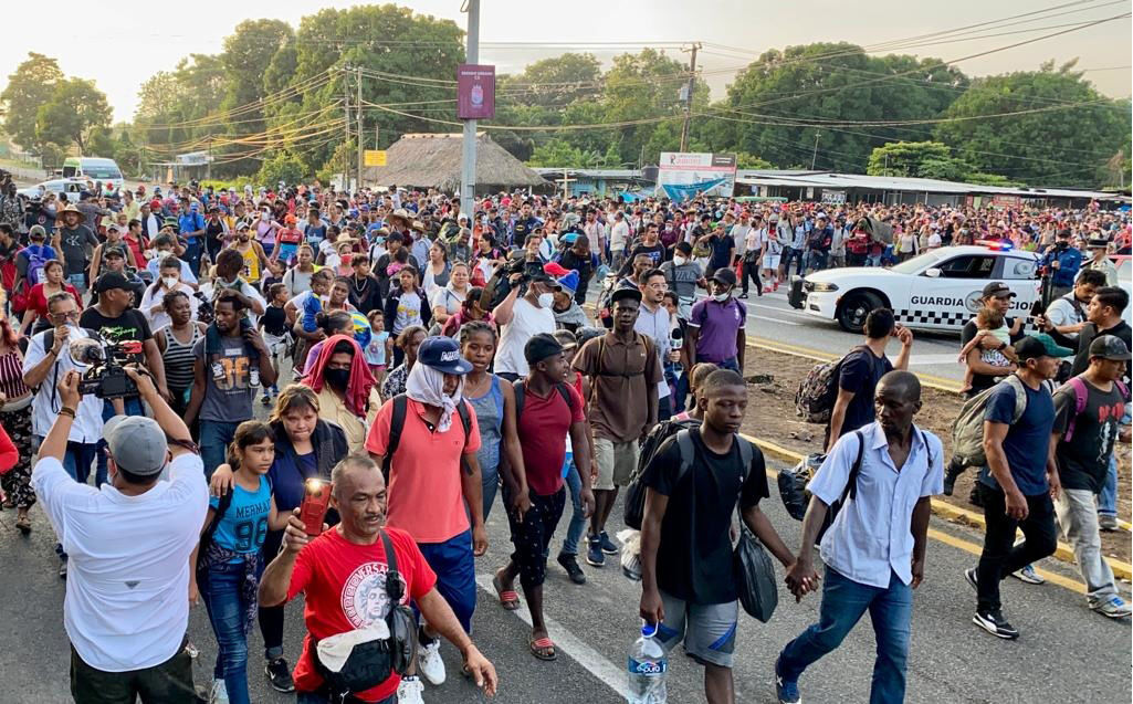 Otra caravana de migrantes hacia EE.UU.